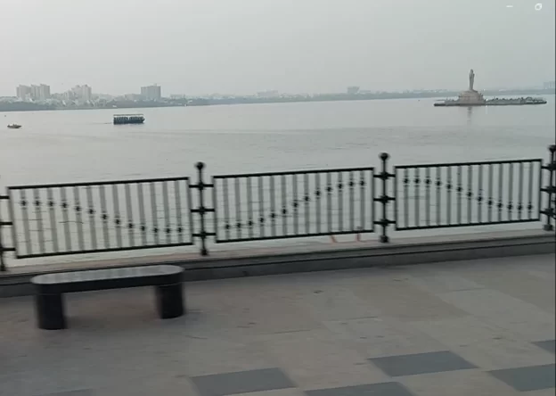 Buddha Statue view from Tank Bund