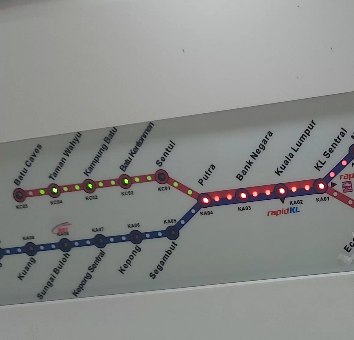 Batu Caves intermediate Stations